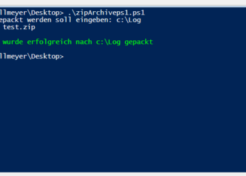 Powershell Zip Archive