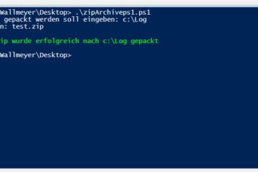 Powershell Zip Archive