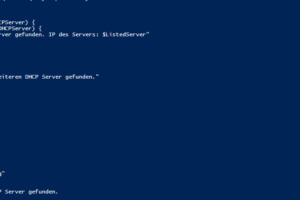 Powershell Skript – Überprüfung auf nicht erlaubte DHCP Server