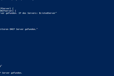 Powershell Skript – Überprüfung auf nicht erlaubte DHCP Server